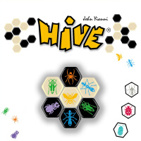 桌游 Hive /虫虫蜂房 含蚊子瓢虫团子虫扩 木质版桌面游戏pdf下载