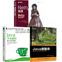 正版包邮 Netty实战+Java微服务+Java并发编程：核心方法与框架pdf下载