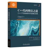C  代码整洁之道-C  17可持续软件开发模式实践 C  编写可维护可扩展可持久软件开发编程教pdf下载